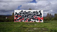 Un mural do Furriolo en A Bola