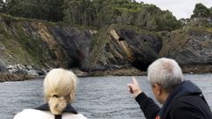 Los miradores en la zona de A Cova da Doncela, en imagen de archivo, estn situados decenas de metros sobre el nivel del mar en la ra de Viveiro