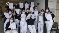 Protesta de trabajadores del ERA