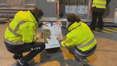 Llegada a Espa�a de 350.000 vacunas de Pfizer