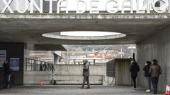 La vacunaci�n contra el covid en Pontevedra se realiza, desde noviembre, en el edificio administrativo de la Xunta en Campolongo
