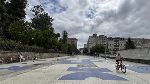 Los elementos del skate-plaza de Reina Victoria han sido retirados para poder instalar las atracciones feriales.