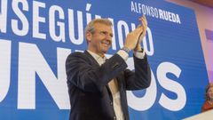 Alfonso Rueda, tras las elecciones auton�micas del 18 de febrero del 2024