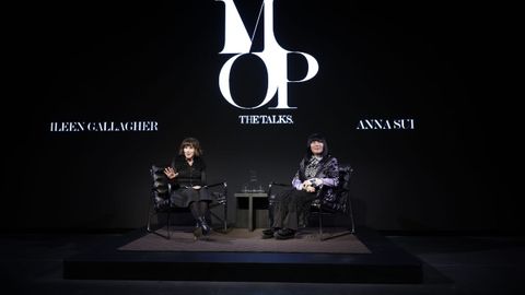 Gallagher y Sui, en la charla celebrada ayer en A Coru�a.