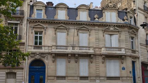 Fachada del edificio parisino recuperado por el PNV.