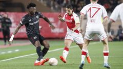 Ben Yedder, en el centro de la imagen, es capit�n del AS M�naco.