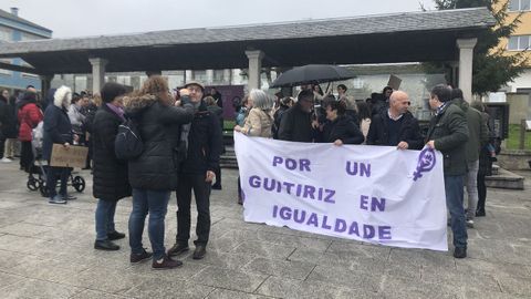 Manifestaci�n por las calles de Guitiriz