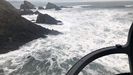Se reanuda la b�squeda del percebero que cay� al mar en San Esteban
