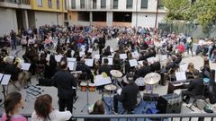 El la praza do Sagrado se han celebrado numerosos conciertos a lo largo de los a�os