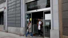 La oficina del Registro Civil de A Coru�a, donde la lista de espera para este tr�mite es de 215 d�as, el plazo m�s largo tras Pontevedra.