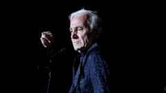 Charles Aznavour, durante una actuacin en Barinen el ao 2013