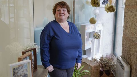 Patricia Mu�iz est� al frente del negocio familiar de fotograf�a en Ribadavia.