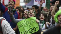 Manifestaci�n por la legalizaci�n del aborto