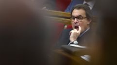 El pleno de la desconexi�n catalana, en fotos