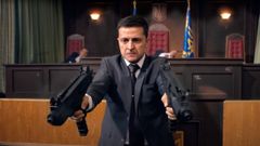 Zelensky, en un fotograma de la serie �Servidor del pueblo�