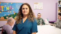 Iria Abel es trabajadora social y directora de la asociación Dano Cerebral Lugo, que fundaron pacientes, familias y cuidadores en el 2006.