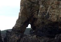 De izquierda a derecha y de abrriba a abajo, la Pena do Elefante, Do Can, da Campani�a, la tumba y la pena do Mono