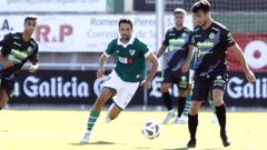 Rivelot, del Arenteiro, en el partido de la primera jornada contra el Coruxo.