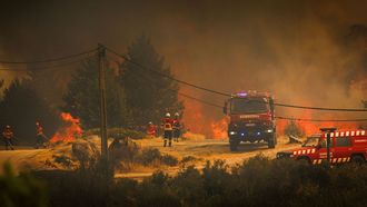 El fuego arrasa Portugal