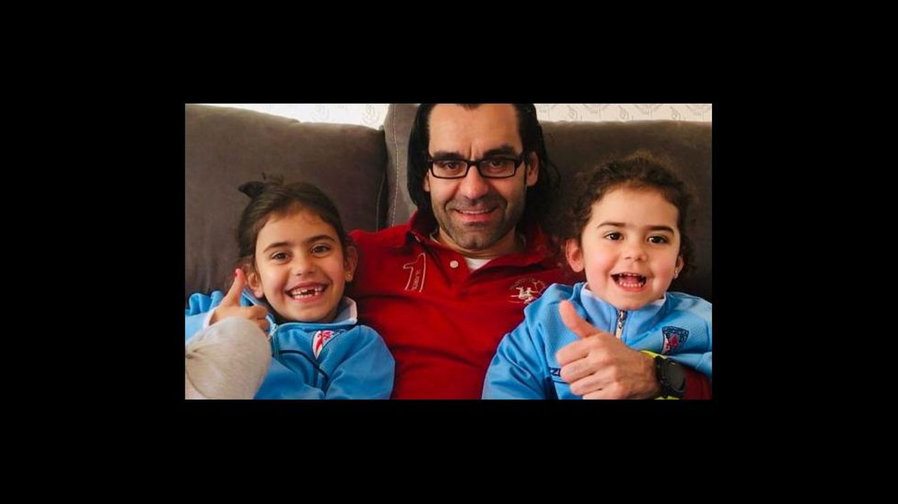 Rodri Veiga: «Con mis hijas, Andrea y Elena, intento pasar la mayor ...
