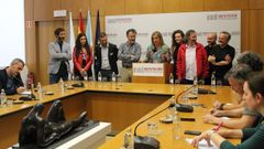 Presentaci�n na Deputaci�n de Pontevedra de �Mar�a Solinha�, de Ignacio Vilar