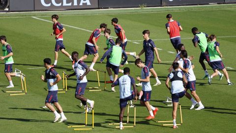 El Celta Fortuna�entrenar� en la tarde de este s�bado en Almer�a.