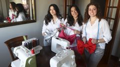 Alejandra Varela, Ail�n Lecea y Luc�a S�nchez.