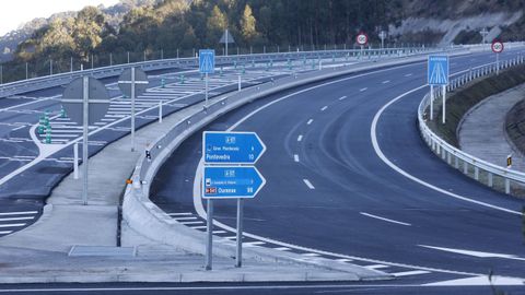 El primer tramo de la A-57 fue abierto a la circulación el pasado diciembre