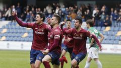 Partido de Liga entre el Pontevedra y el Guijuelo