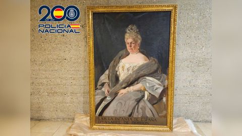 La Polic&iacute;a Nacional recupera &laquo;La Chata&raquo;, de Sorolla, desaparecida en los a&ntilde;os 70