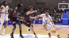 Leo Meindl, en el �ltimo partido ante el Lleida, en Sar.