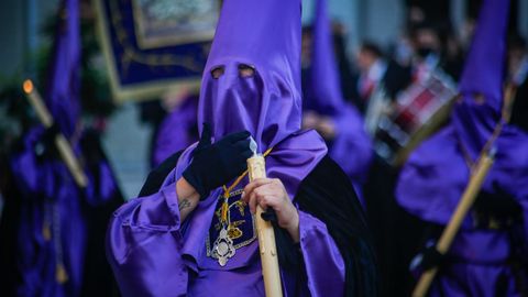 En la Ribeira se vivi uno de los momentos ms especiales de su Semana Santa, la procesin de El Paso.