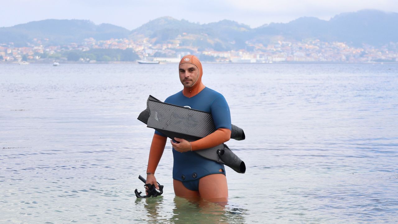 David Pardavila: estrella acuática de Netflix, explorador marino y maestro de apnea en Vigo