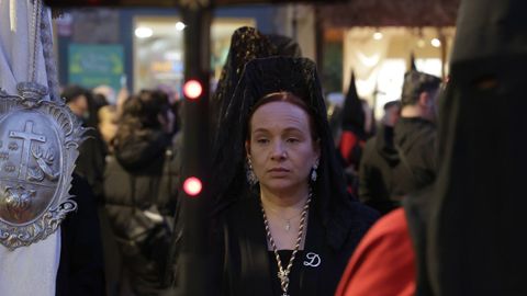 Procesi�n de la Virgen de los Dolores, que abre la Semana Santa en A Coru�a
