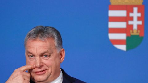 El primer ministro h�ngaro, Viktor Orban, es uno de los l�deres cuya actuaci�n es cuestionada por la Euroc�mara