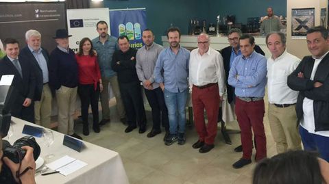 El jurado de la décima edición del concurso de Asturias de pinchos.El jurado de la décima edición del concurso de Asturias de pinchos