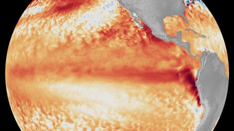 Diferencia de temperatura terrestre.