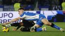 Barbero, durante el partido contra el Castelln