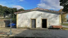 Imagen del estado actual del hangar del club boirense.