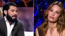 Jota Peleteiro y Jessica Bueno en el plat de Telecinco