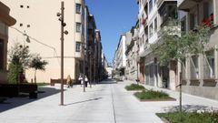 La calle Montevideo, peatonalizada de la mano de fondos europeos