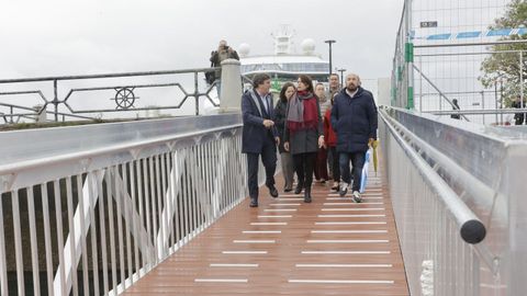Inauguración y puesta en sevicio de la plataforma náutica de O Parrote, en A Coruña
