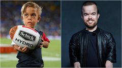Quaden Bayles, a la izquierda, fue el ni�o cuyo caso de acoso se viraliz� por un v�deo en Facebook. El c�mico Brad Williams, que tiene su mismo tipo de enanismo -acondroplasia-, lanz� una recolecta para llevarle Disneylandia. Ahora esa suma ser� donada a oeneg�s que luchan contra el bullying