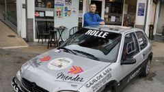 Marcos Garc�a Rolle present� su Citro�n Saxo el pasado jueves en el Bar A Curva.