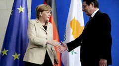 Merkel, en acto oficial el pasado martes