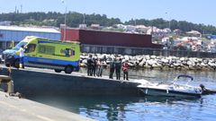 Accidente en la procesi�n del Carmen de A Illa