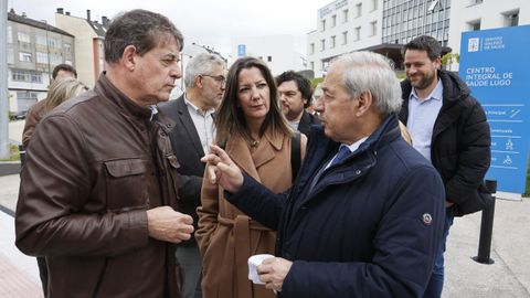 Jos� Tom�, en una imagen de archivo junto a Besteiro y Lara M�ndez