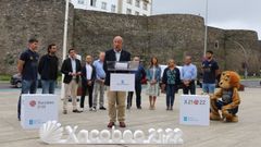 Tito D�az, director general del Breog�n, present� el convenio de colaboraci�n con la Xunta.