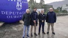 Presentacin en Ribadavia del convenio entre Diputacin de Ourense y la vuelta ciclista O Gran Camio para la edicin del 2024.
