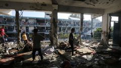 Al menos 27 muertos en un ataque israel� en una escuela de UNRWA en Nuseirat